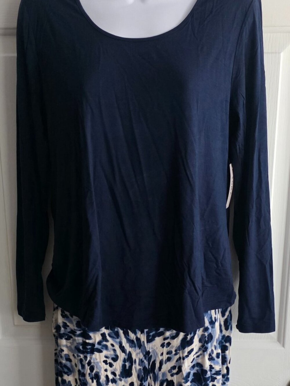 NWT Soma Womens Cool Nights Pack PJ Set Loveliest Leopard Parch Regular Small